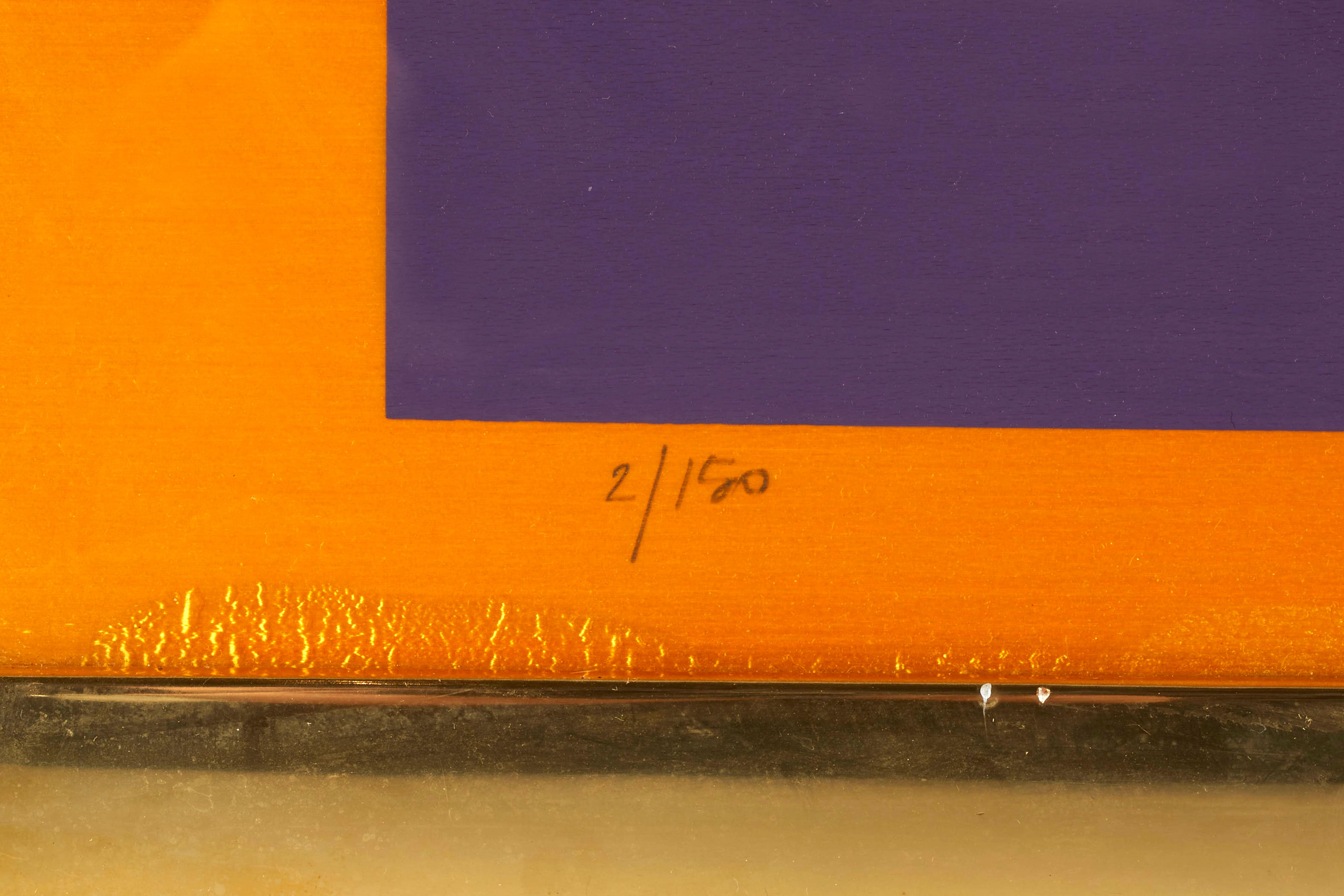 Concetto Pozzati - Senza titolo (litografia a colori su carta, 1969)