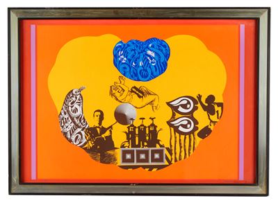 Senza titolo, Litografia a colori su carta, 1967
