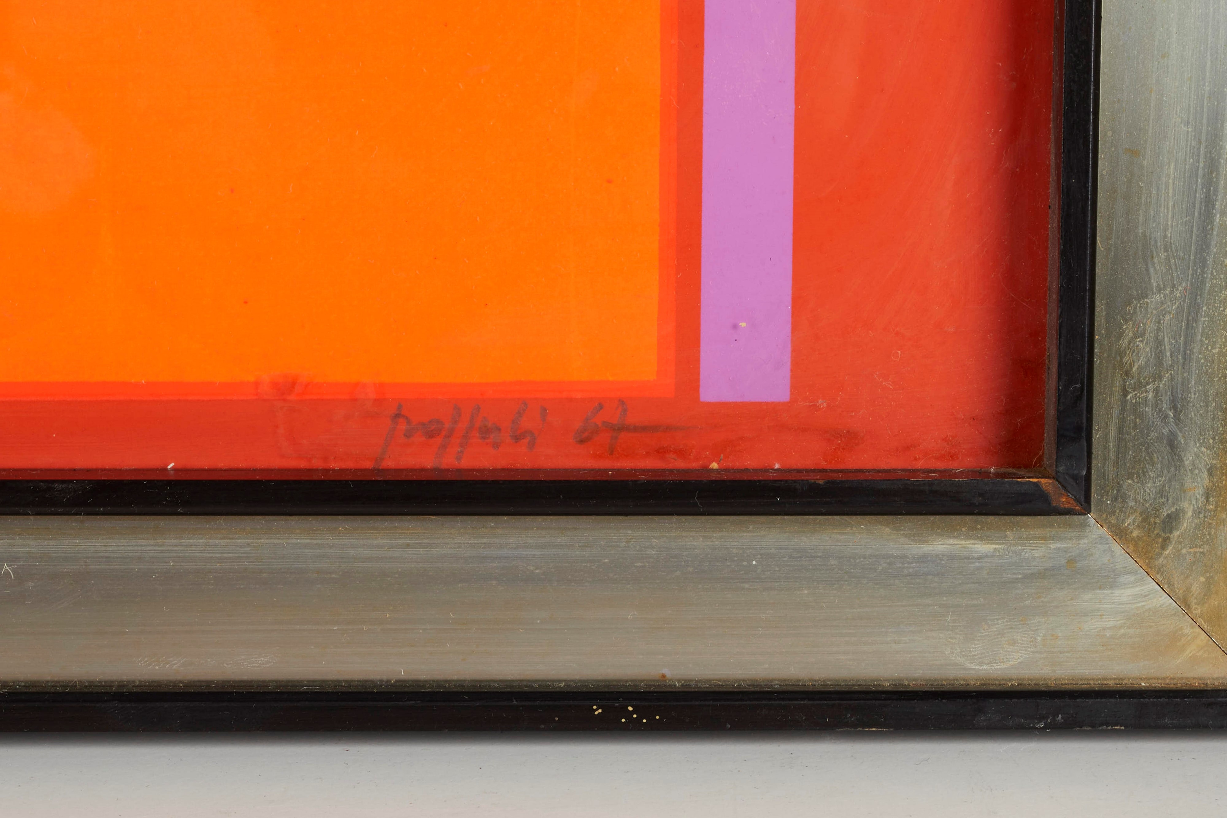 Concetto Pozzati - Senza titolo, Litografia a colori su carta, 1967