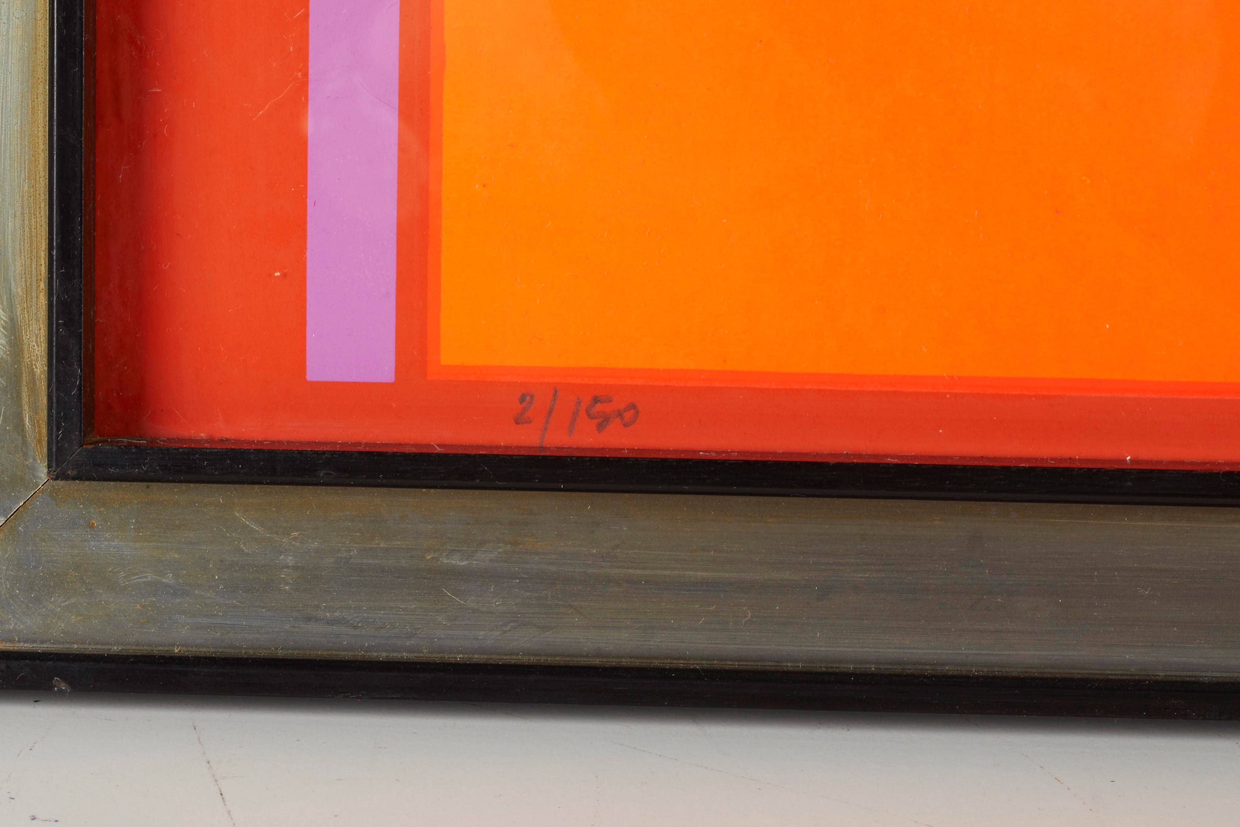 Concetto Pozzati - Senza titolo, Litografia a colori su carta, 1967