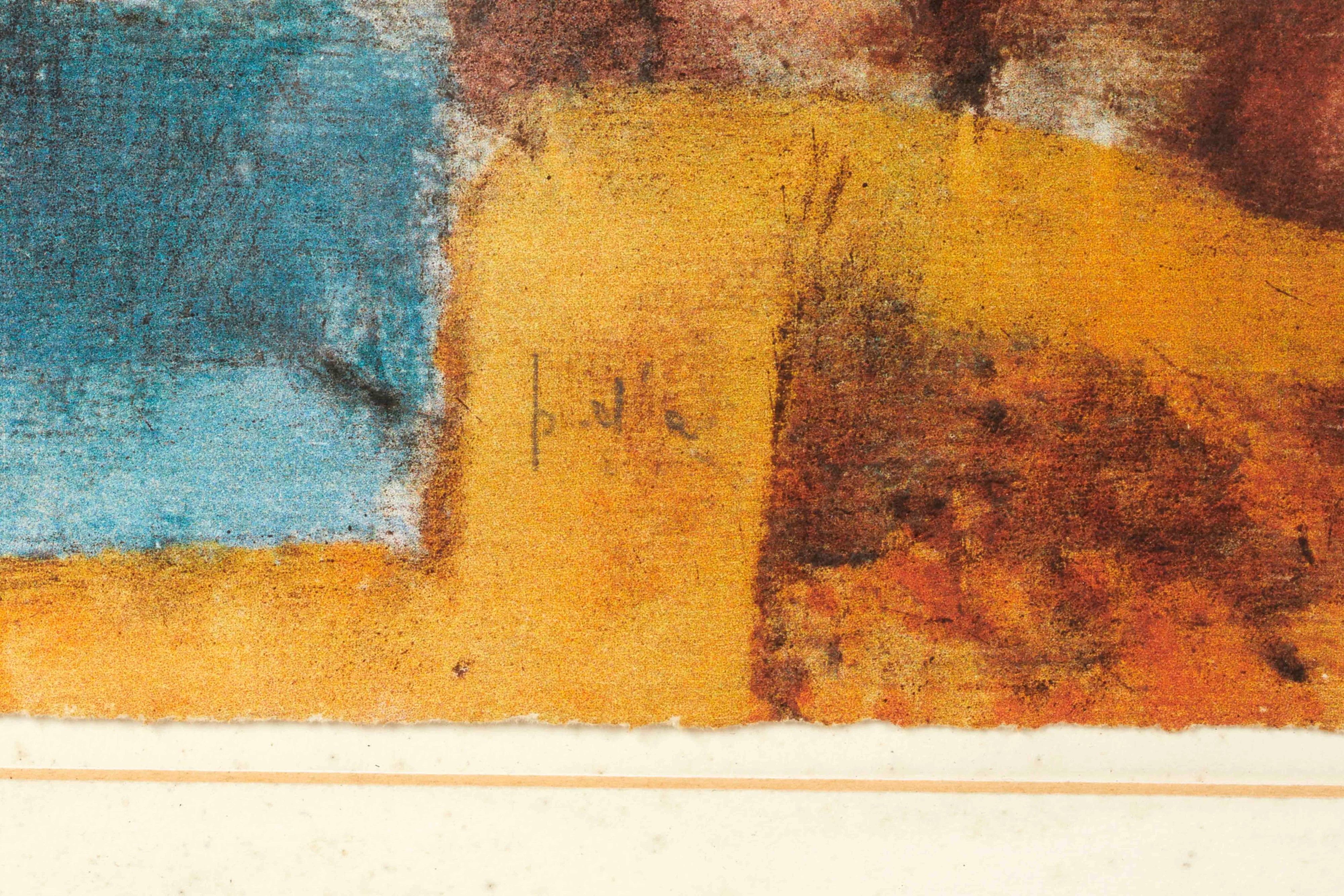 Remo Squillantini - Giocatori di carte - Litografia a colori su carta