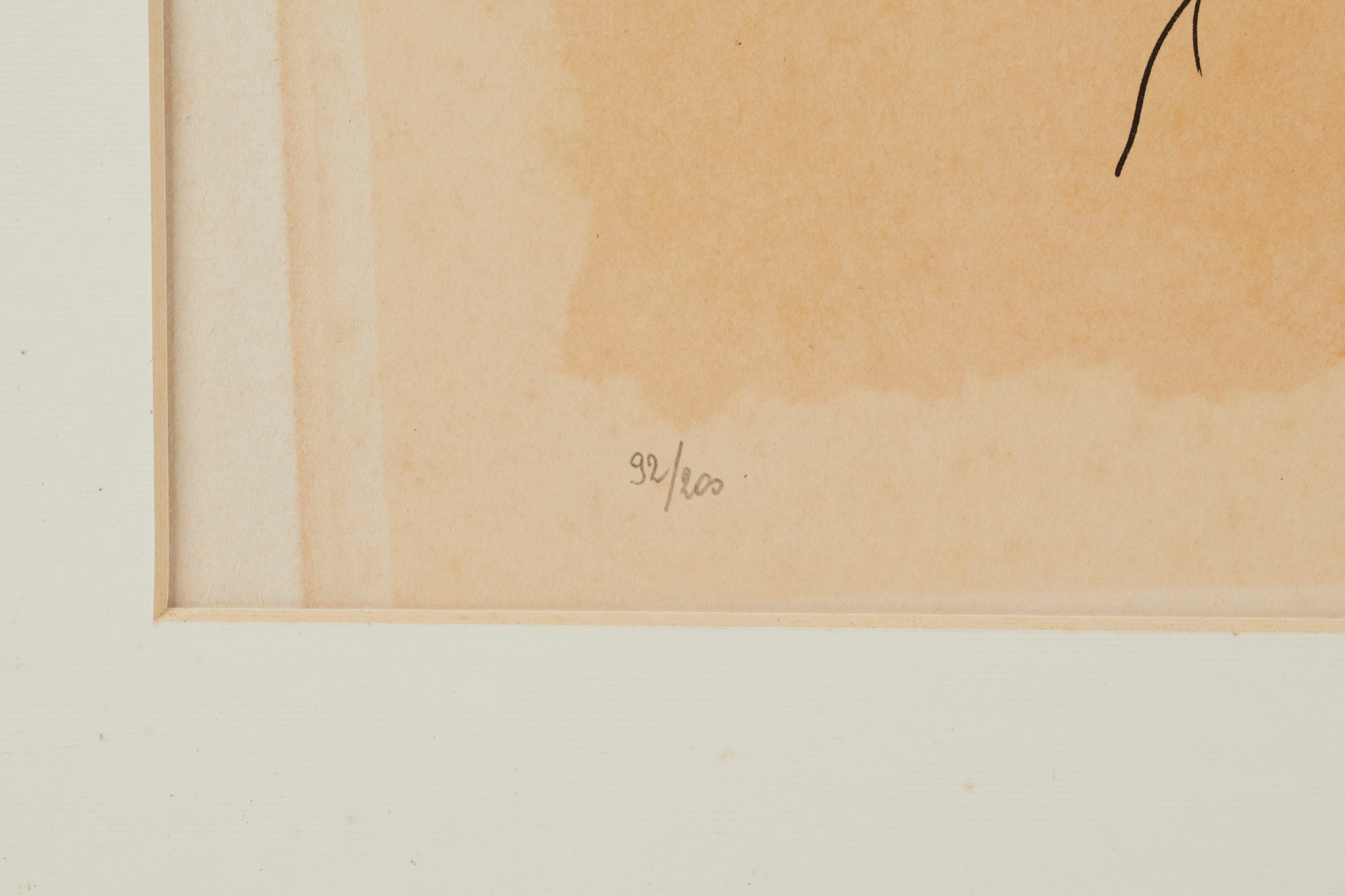 Bruno Cassinari - Senza titolo - Litografia a colori su carta