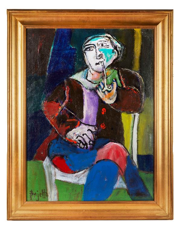 Guido Pajetta - "Il fumatore di pipa"