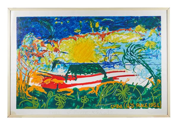 Mario Schifano - "Cuba (H's place 1954)"
