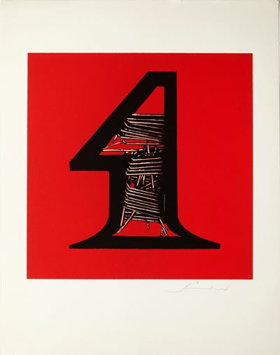 Senza titolo (riproduzione litoserigrafica a 2 colori)