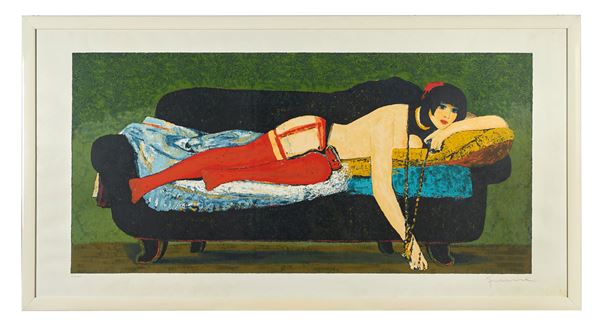 Salvatore Fiume - “Donna distesa”