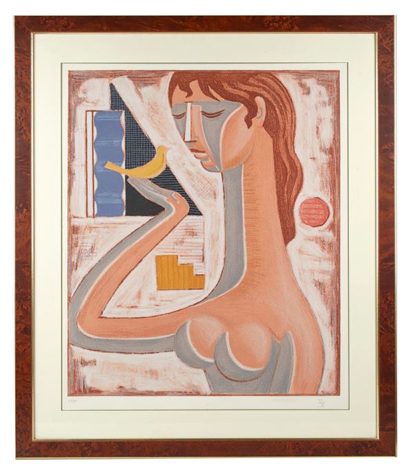 Mario Tozzi - Litografia a Colori