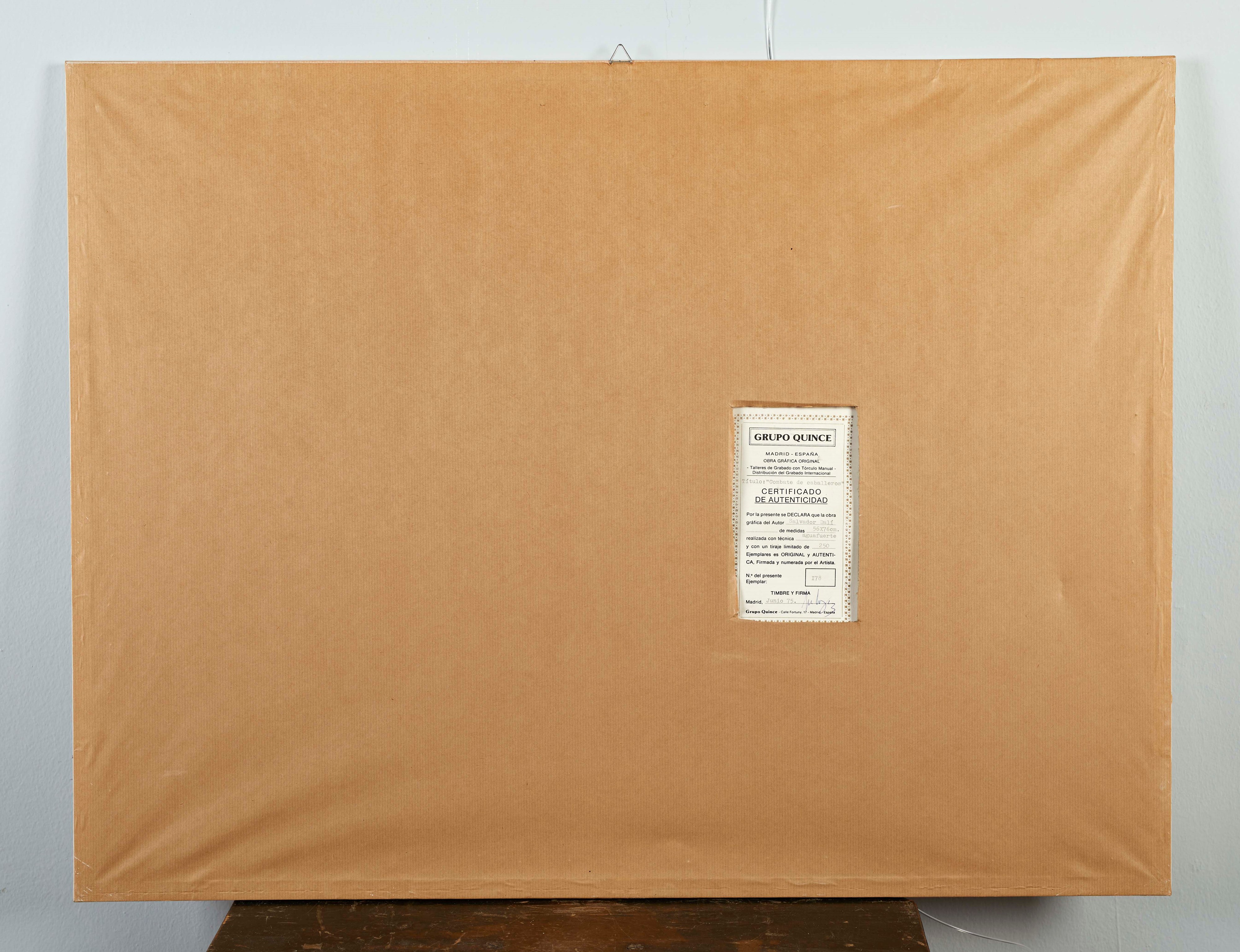 “Combate de cavalleros”