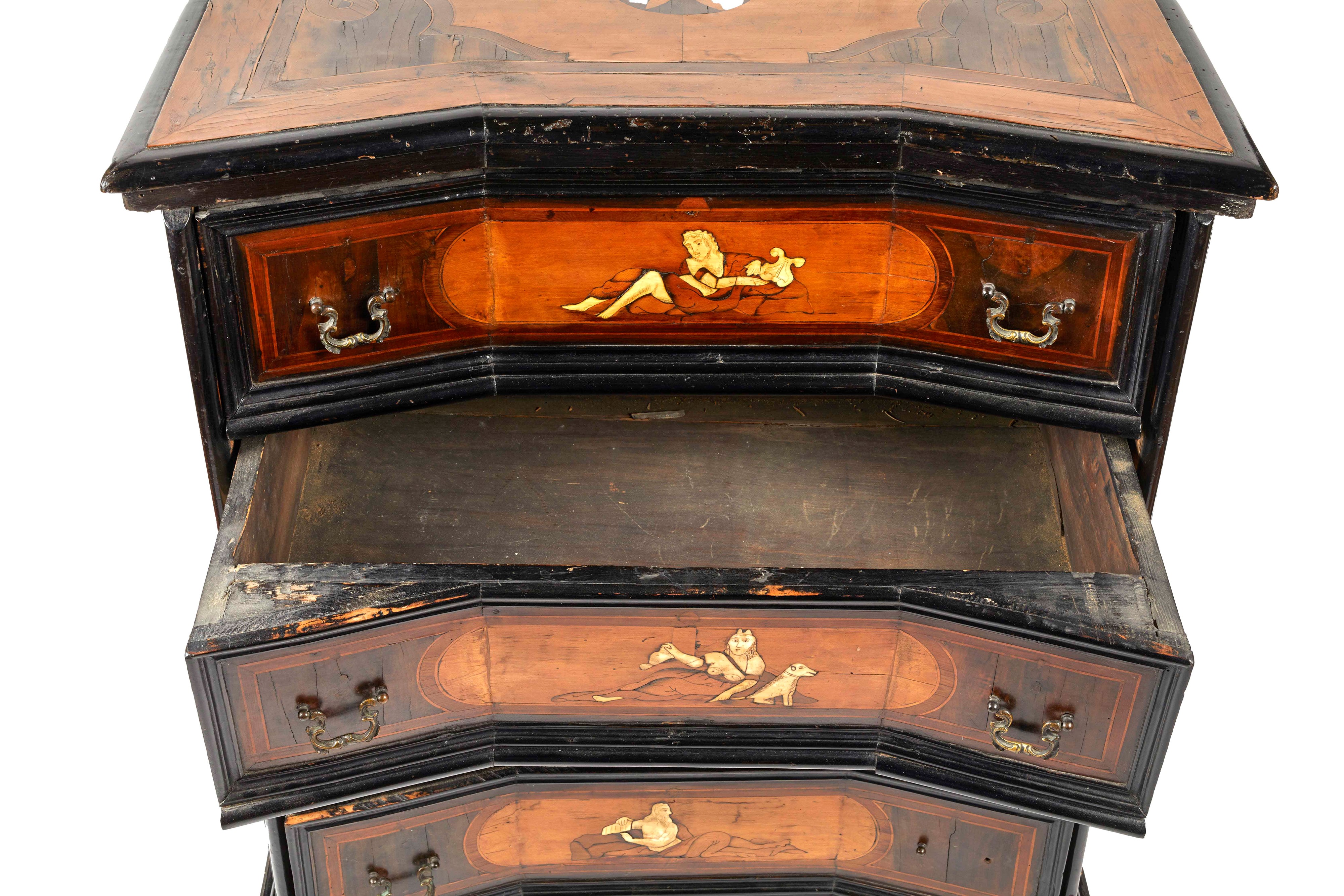 Coppia di mobiletti lombardi