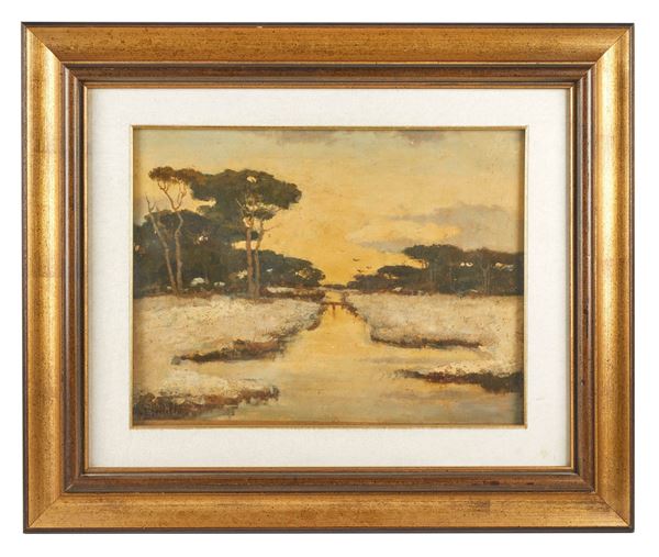 Luigi Bertelli - "Nevicata"