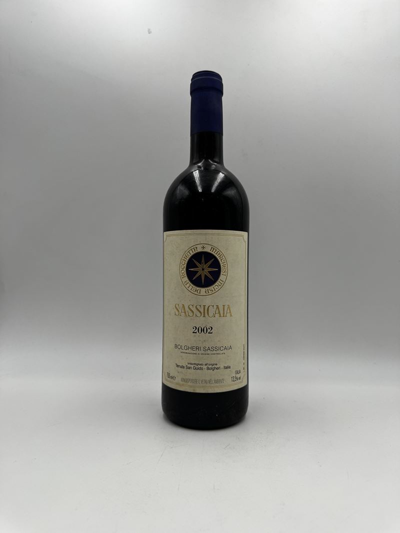 Tenuta San Guido : Tenuta San Guido Sassicaia 2002  (2002)  - Toscana IGT - Asta Vini Iconici e Champagne Storici - Fidelis Auctions