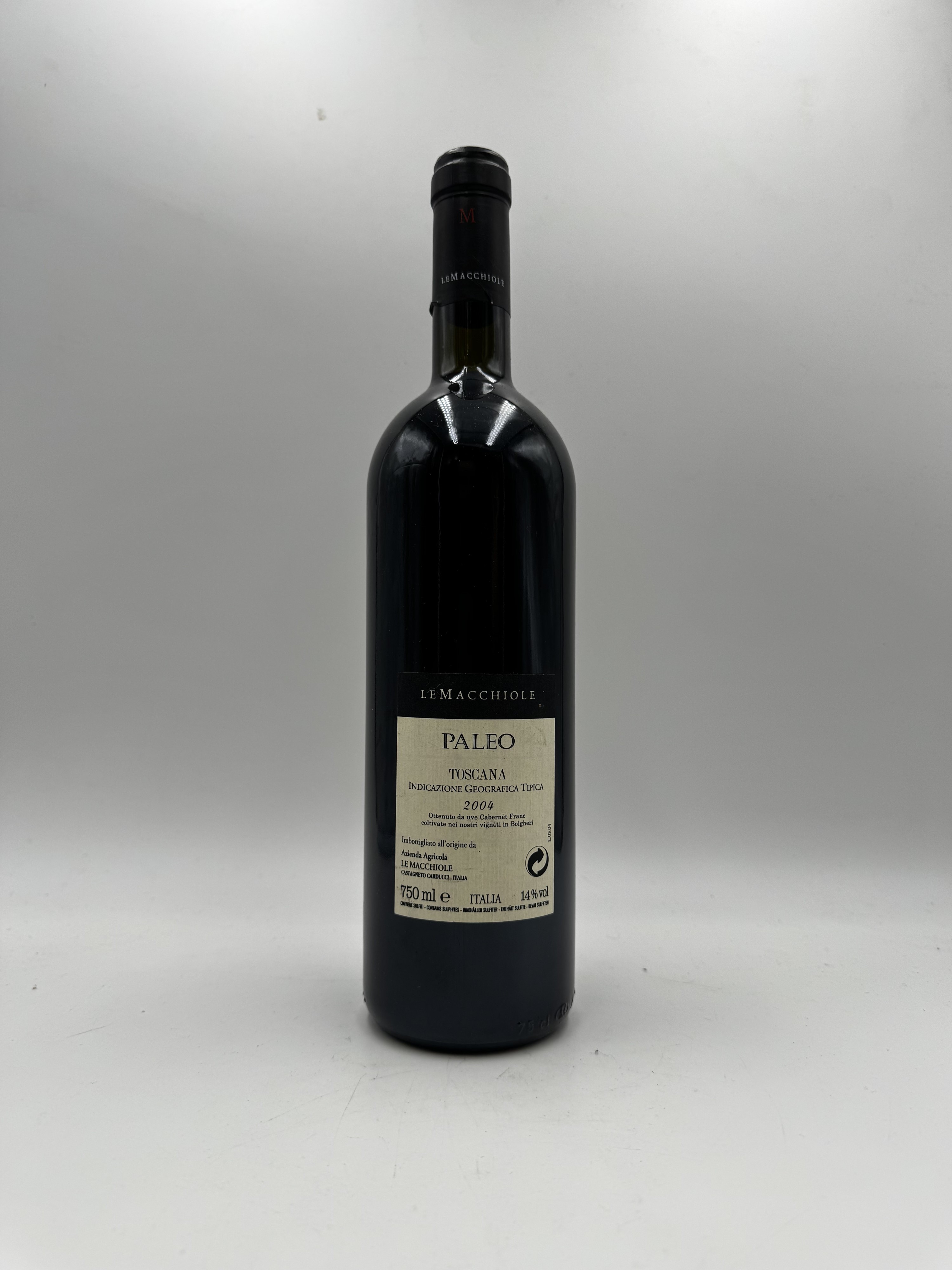 Le Macchiole, Paleo 2004, Toscana IGT, 75 cl