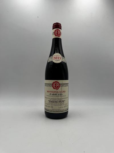 Emidio Pepe, Montepulciano d'Abruzzo 2015, Bottiglia Numerata 06102