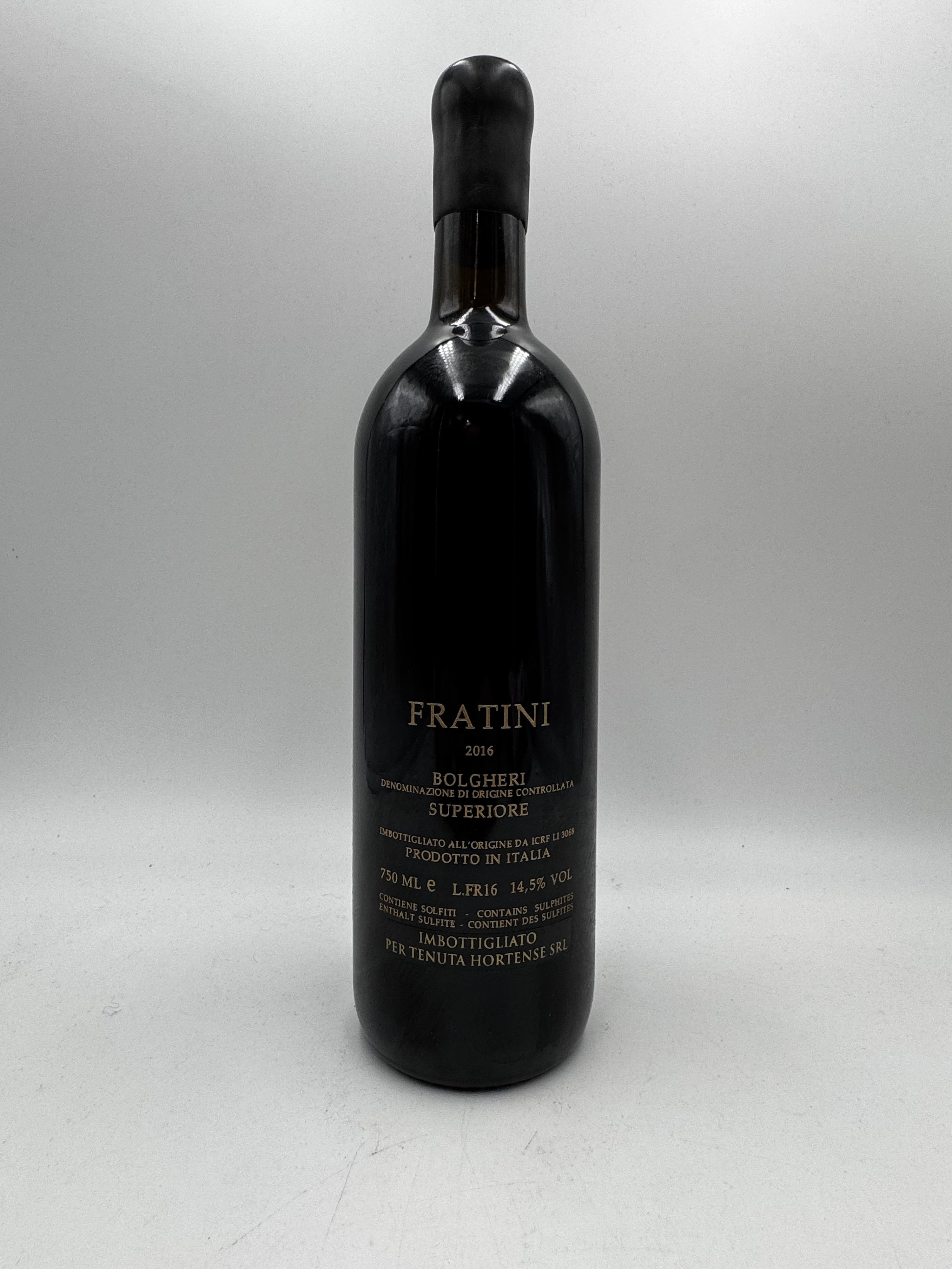 Fratini, Bolgheri Superiore IGT, 2016, Bottiglia da 75 cl