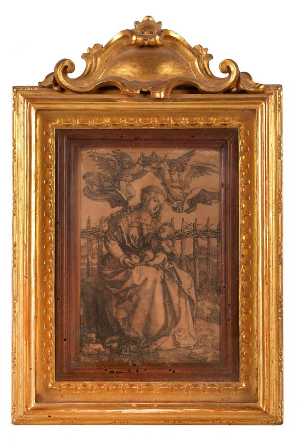 Albrecht D&#252;rer - "Madonna incoronata da due angeli"
