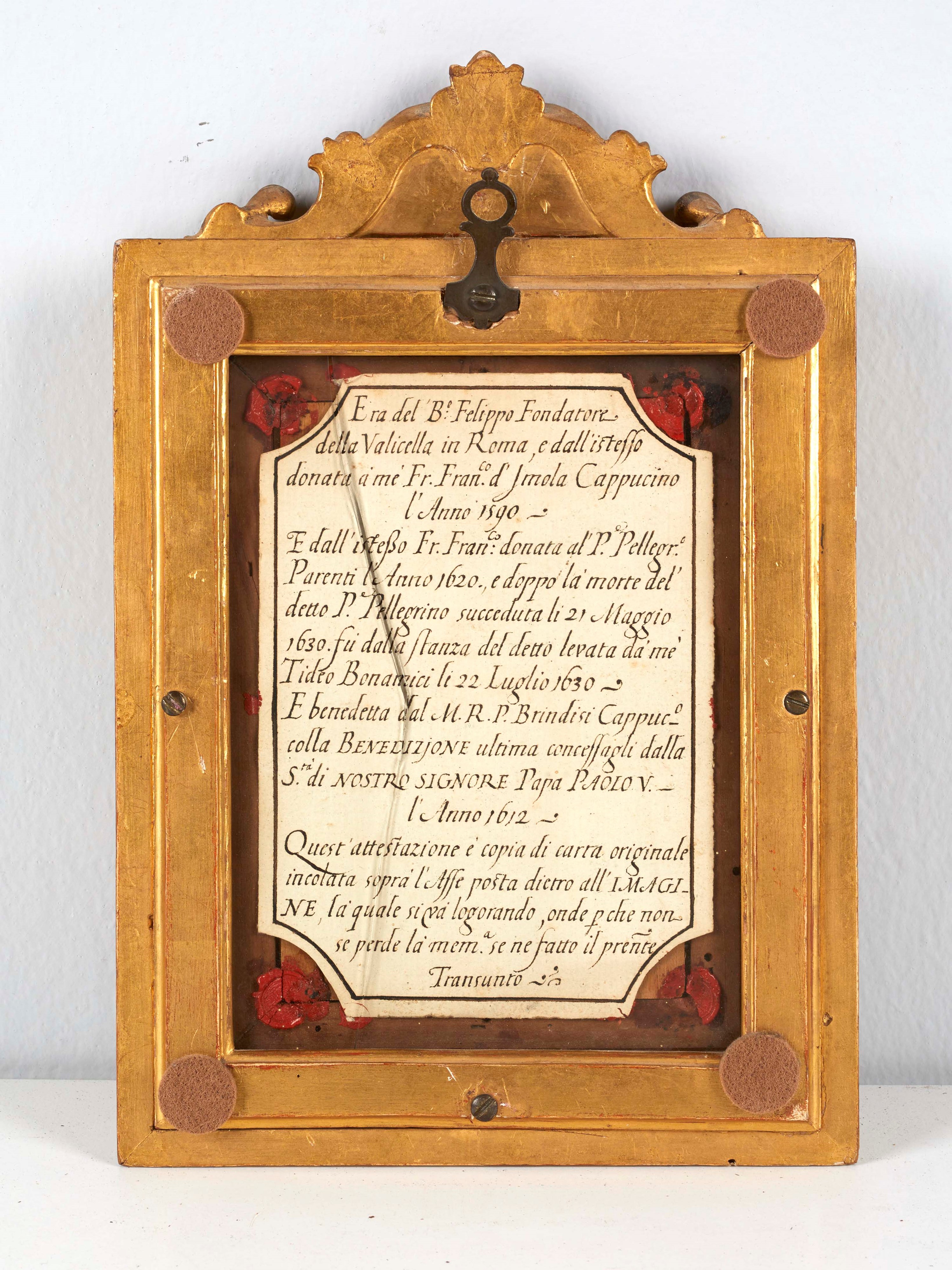 "Madonna incoronata da due angeli"