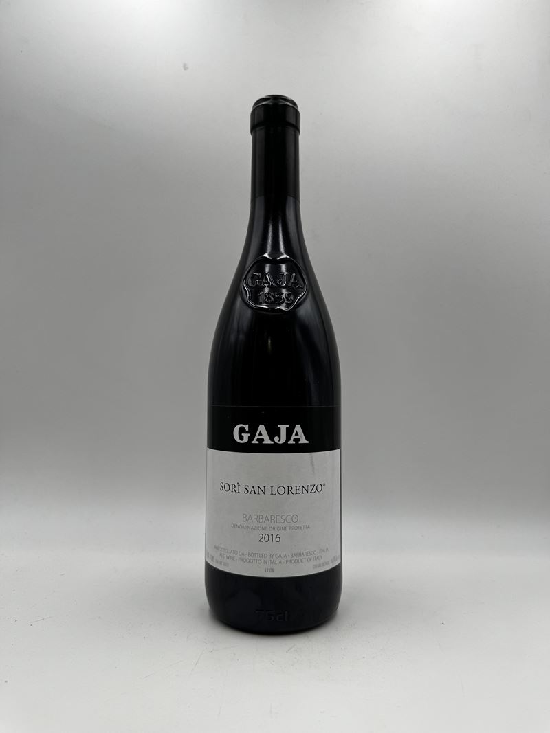 Gaja : Gaja Sor&#236; San Lorenzo 2016  (2016)  - Barbaresco DOCG - Asta Vini Iconici e Champagne Storici - Fidelis Auctions
