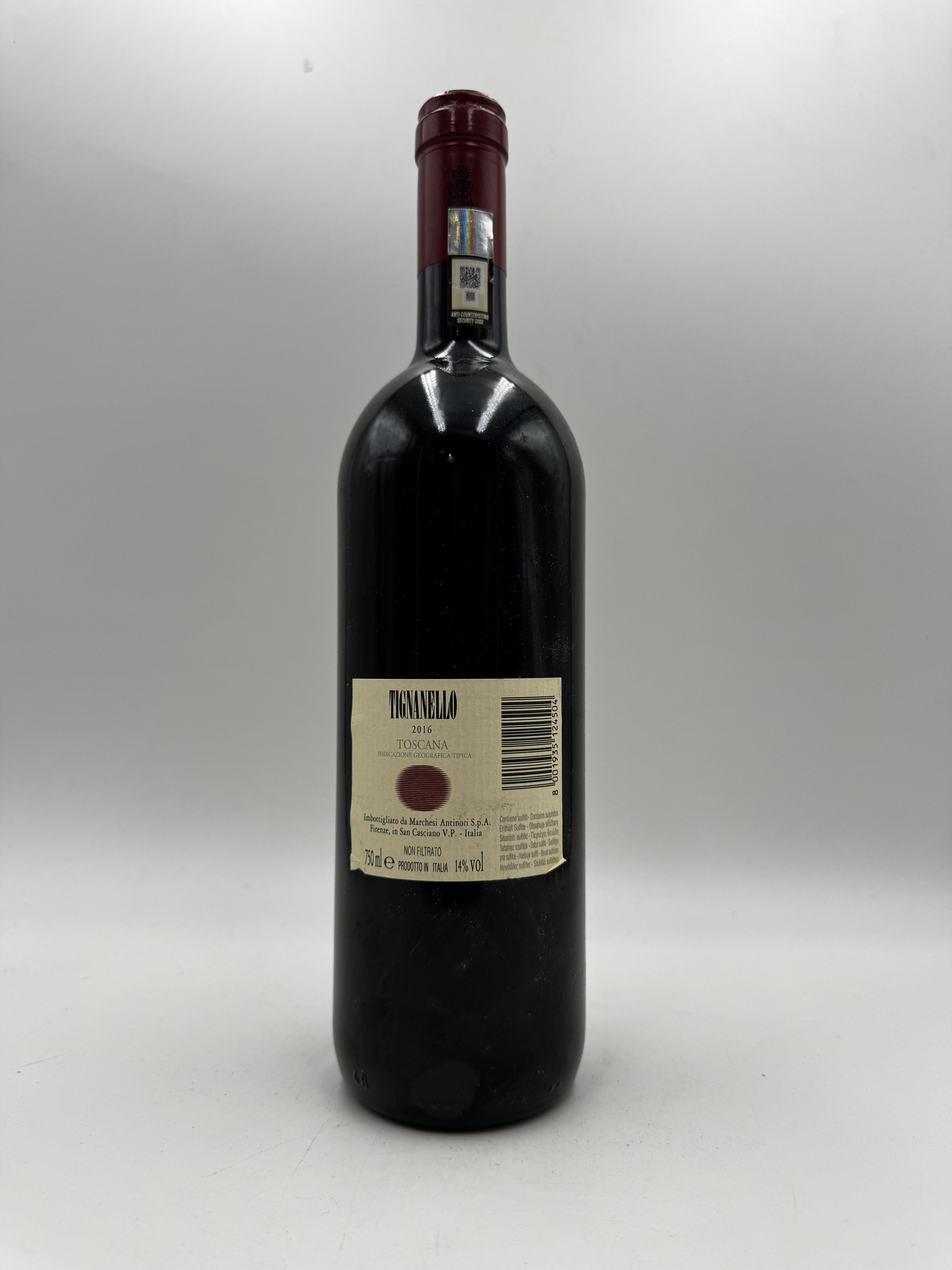 Antinori, Tignanello Toscana IGT 2016, 75 cl