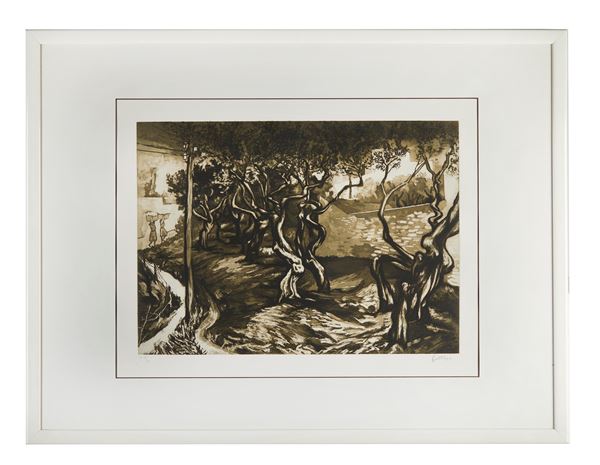 Renato Guttuso - “Paesaggio”