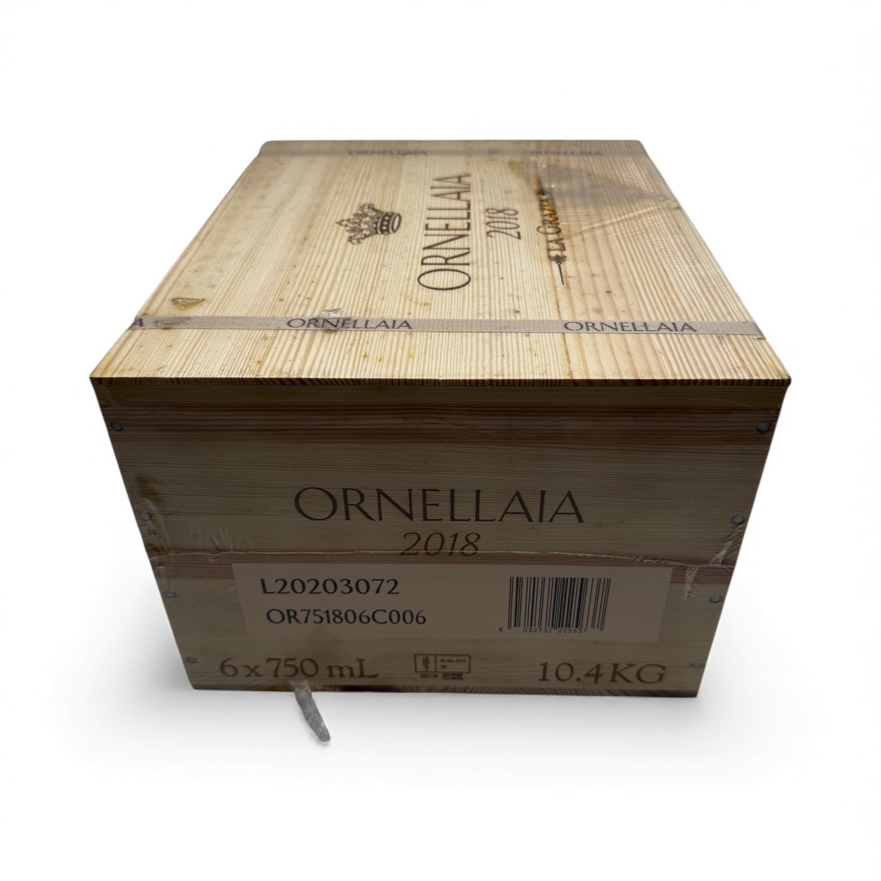 Tenuta dell'Ornellaia Bolgheri Ornellaia 2018 Cassa Legno 6 Bottiglie