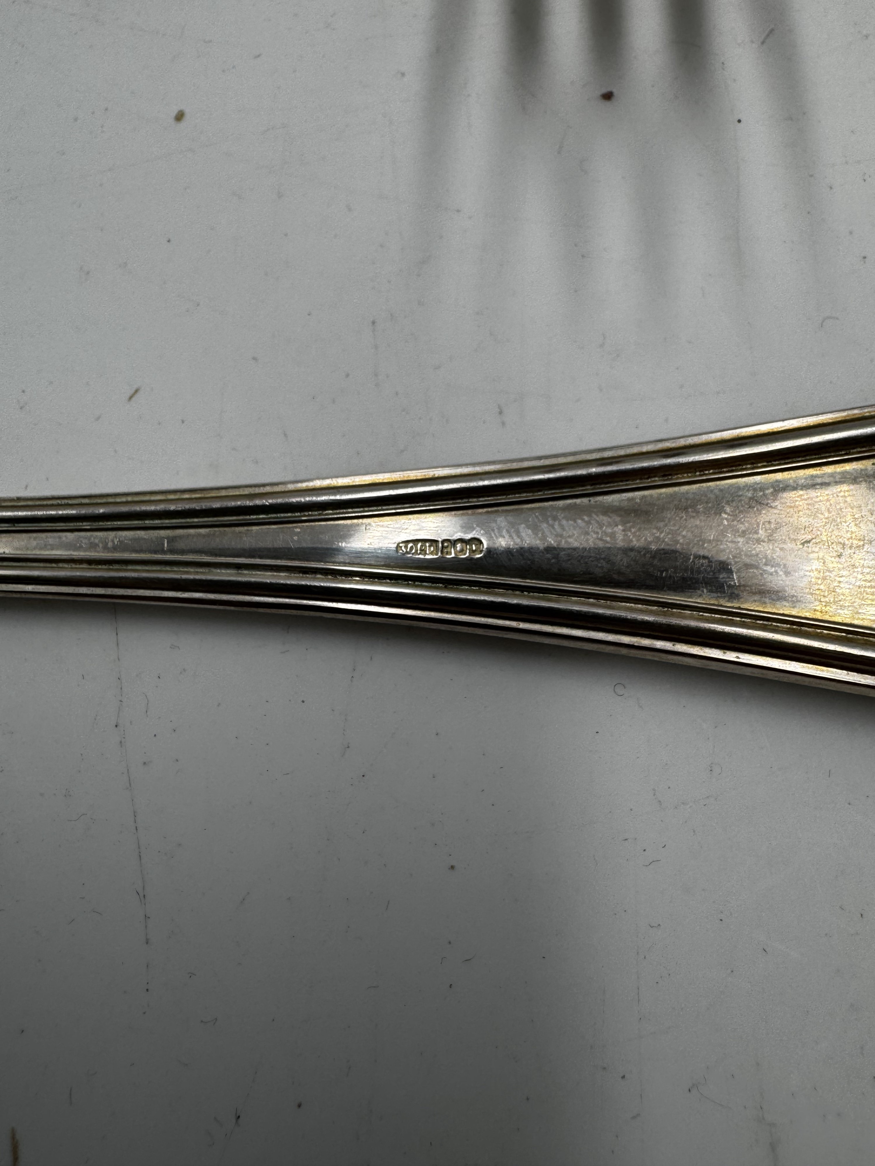 Set di 12 forchette in argento