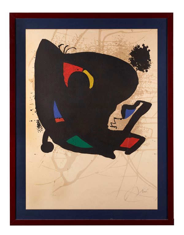 Mir&#243; - "Poster For The Exhibition "Miro. L'Oeuvre Graphique"