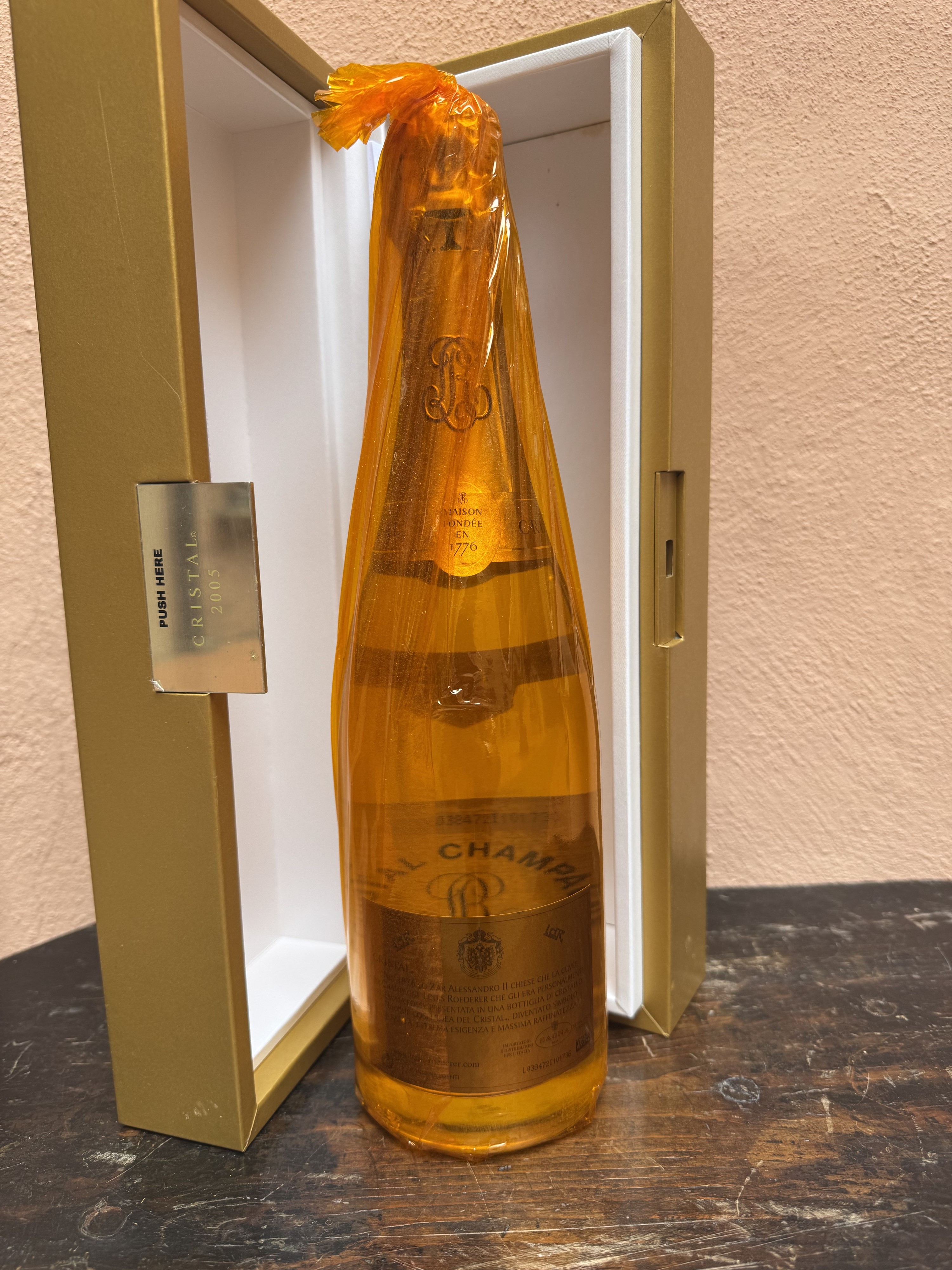 Cristal champagne
