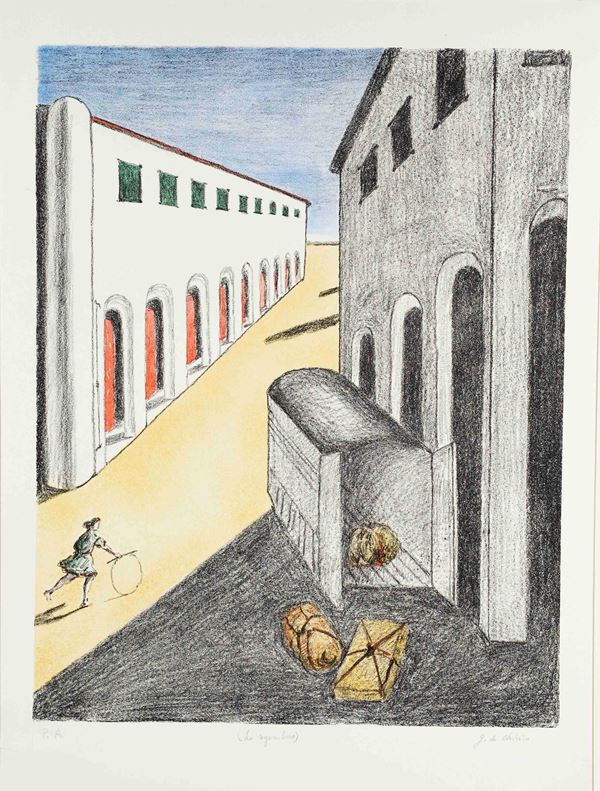Giorgio De Chirico - “Lo sgombero”