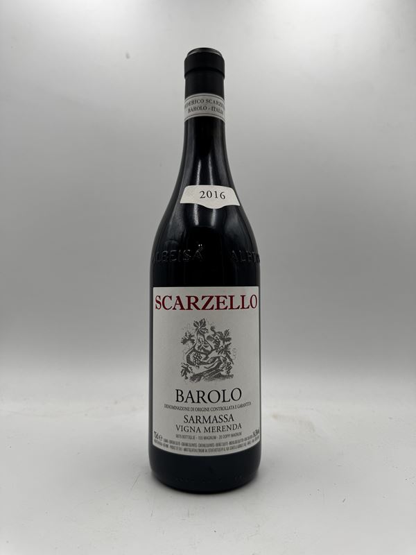 Scarzello Barolo Sarmassa Vigna Merenda 2016
