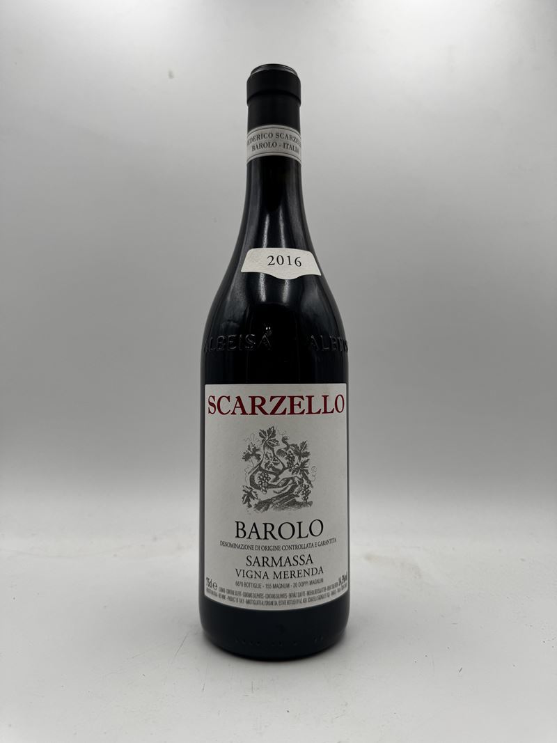 Scarzello Barolo Sarmassa Vigna Merenda 2016  (2016)  - Barolo DOCG - Asta Vini Iconici e Champagne Storici - Fidelis Auctions
