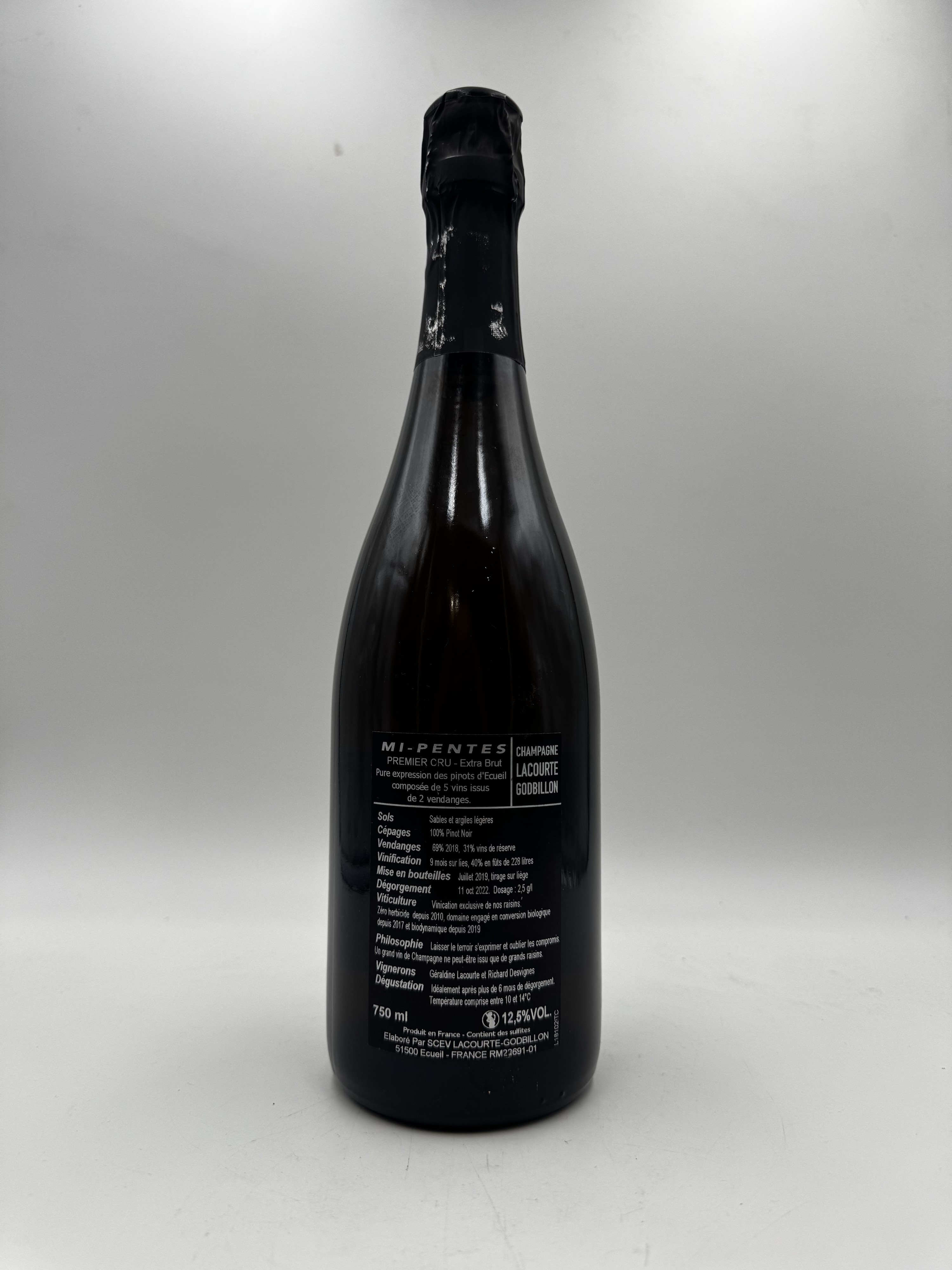 Lacourte Godbillon Premier Cru Mi Pentes 2019