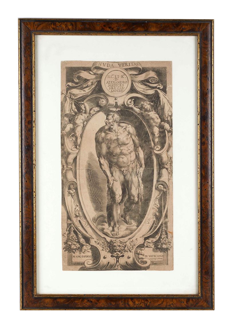Cherubino  Alberti : "Nuda Veritas"  - Asta Antiquariato - Fidelis Auctions