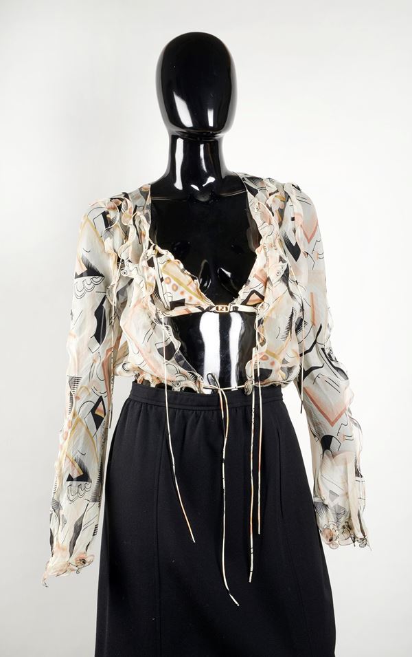 Fendi - Set composto da camicia e reggiseno