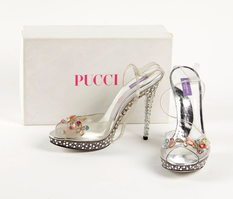 Emilio Pucci : Sandali gioiello  - Asta Fashion Vintage - Fidelis Auctions