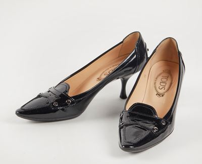 Décolleté in vernice nera, Taglia 39