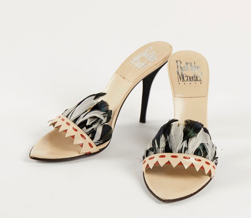Rodolphe Menudiel : Mules  - Asta Fashion Vintage - Fidelis Auctions
