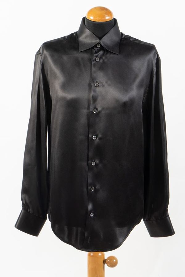 Giorgio Armani - Camicia in seta nera