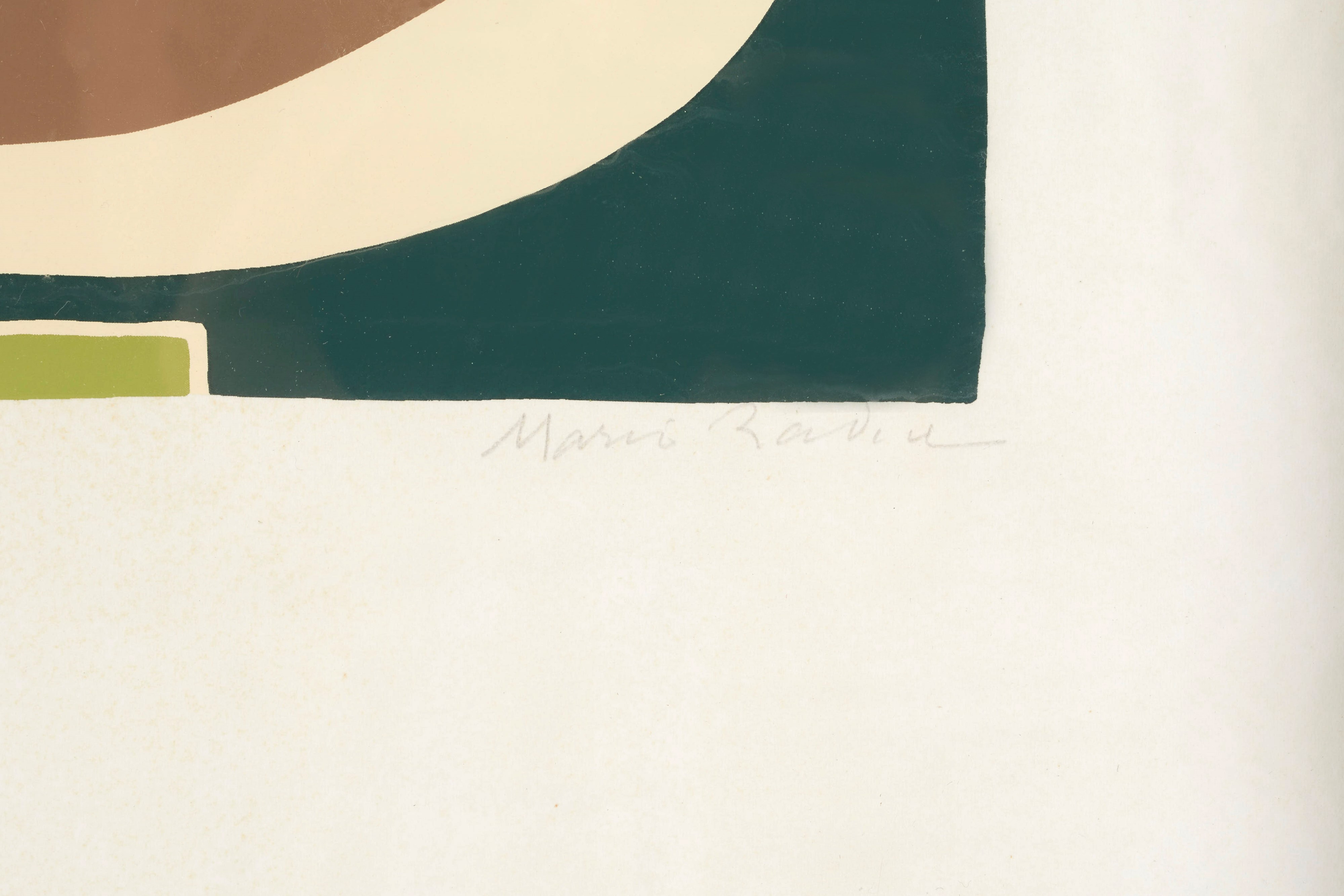 Mario Radice - Composizione - Litografia a colori su carta