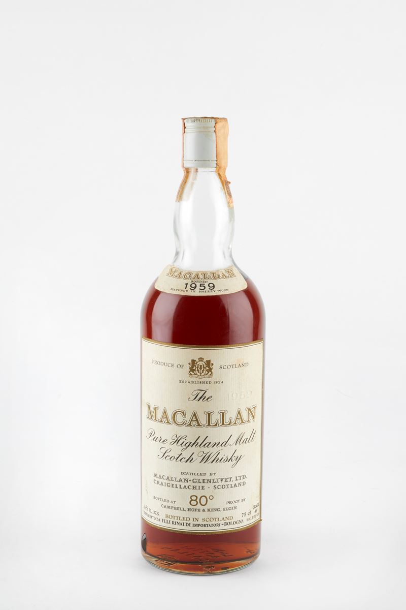 Macallan : The Macallan  (1959)  - 46% vol - Asta Macallan e Whisky Rari | Da Importanti Collezioni Europee - Fidelis Auctions