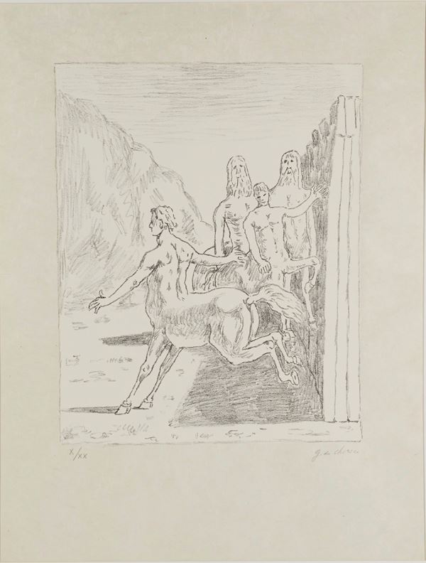 Giorgio De Chirico - “La famiglia dei Centauri”