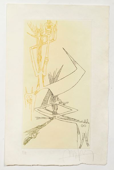 Senza titolo, acquaforte su carta (1970 circa)