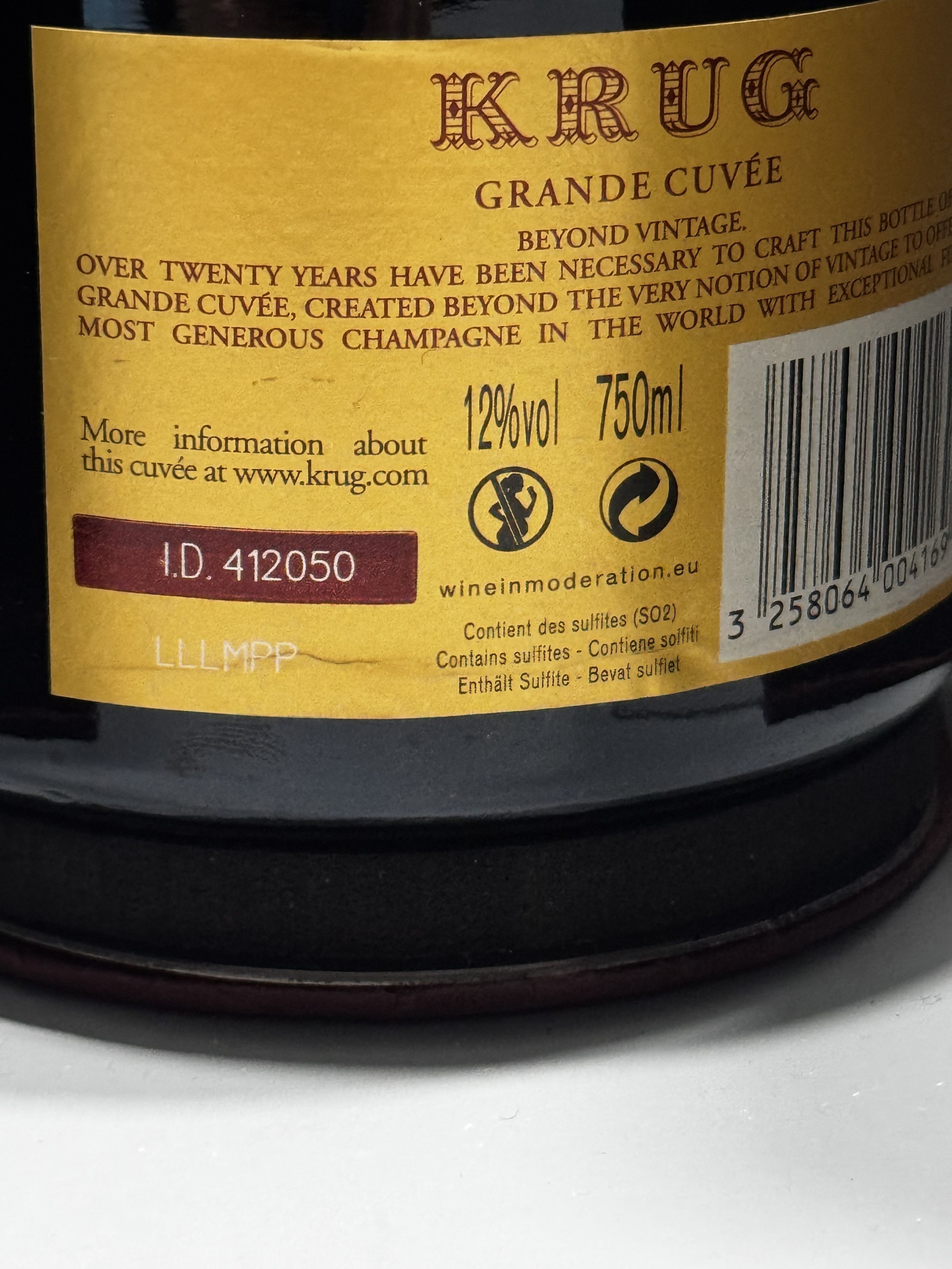 Champagne Krug Grande