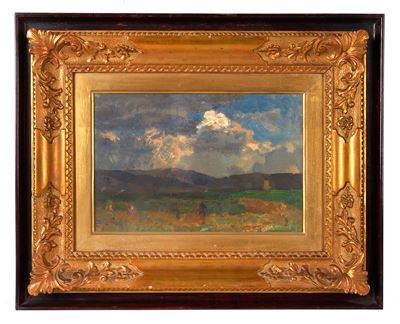 Paesaggio - Olio su tavola