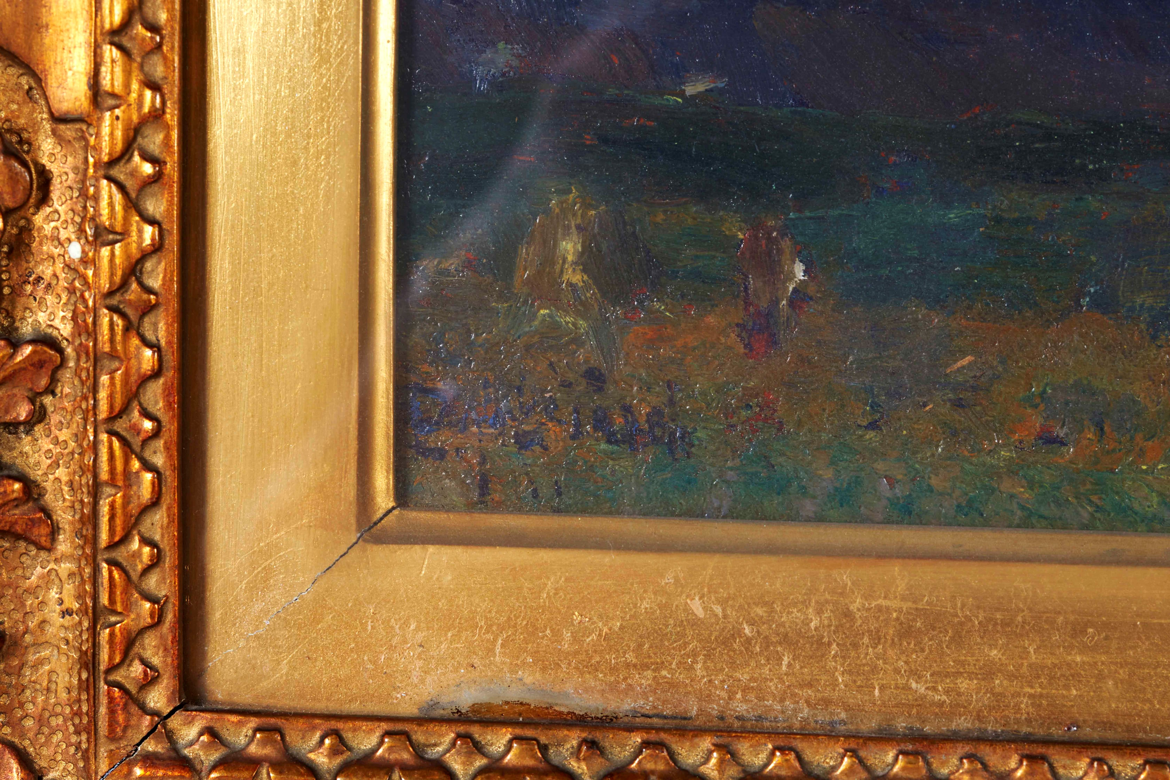 Beppe Ciardi - Paesaggio - Olio su tavola