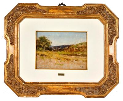 Paesaggio - Olio su tavola