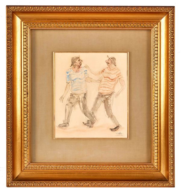 Cleto Tomba - “Due figure”