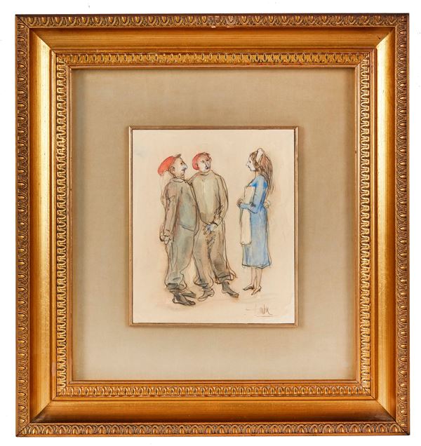 Cleto Tomba - “Tre figure”