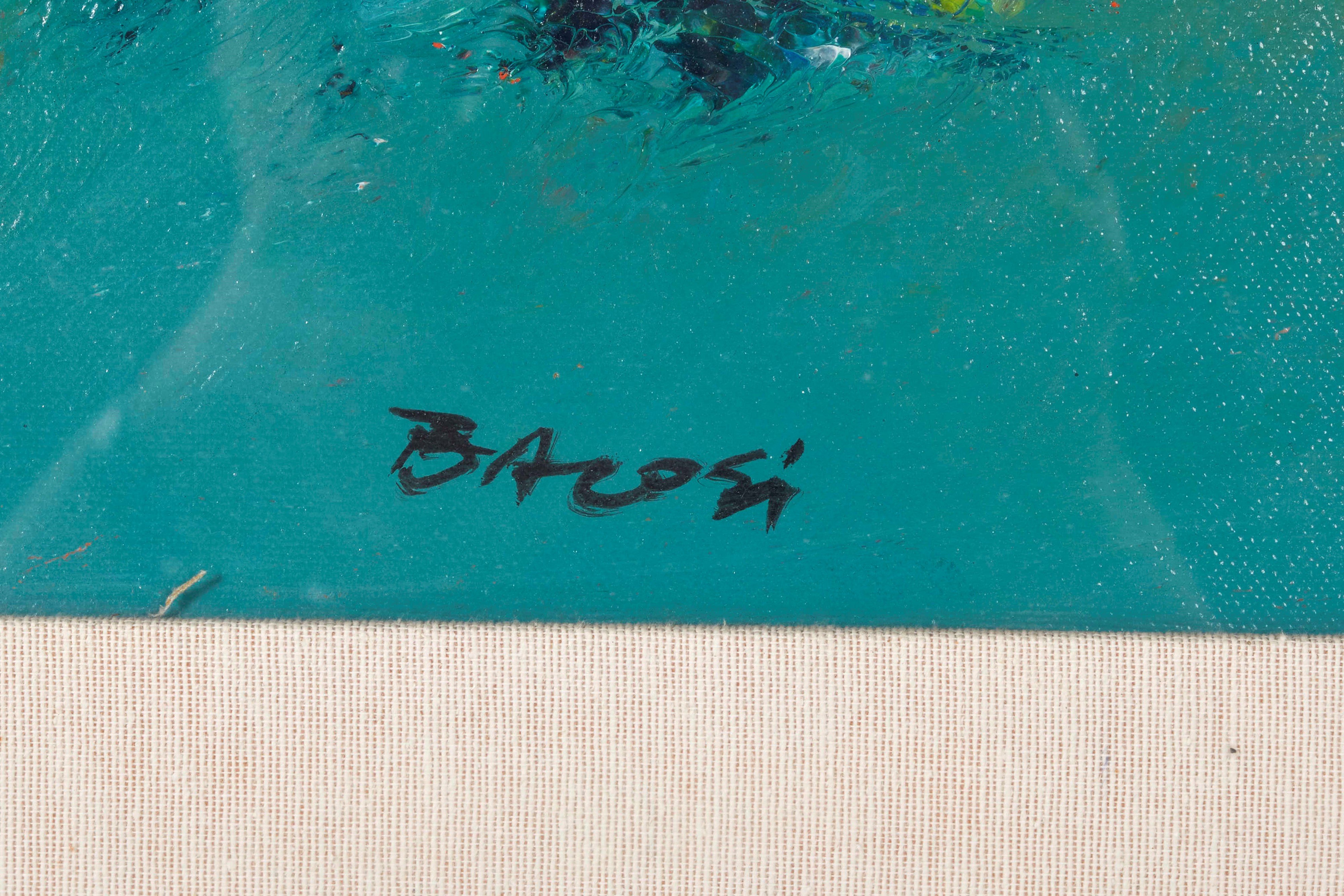 Manlio Bacosi - Paesaggio, olio su tela