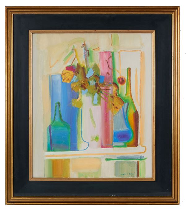 Ilario Rossi - “Vetri e fiori secchi”