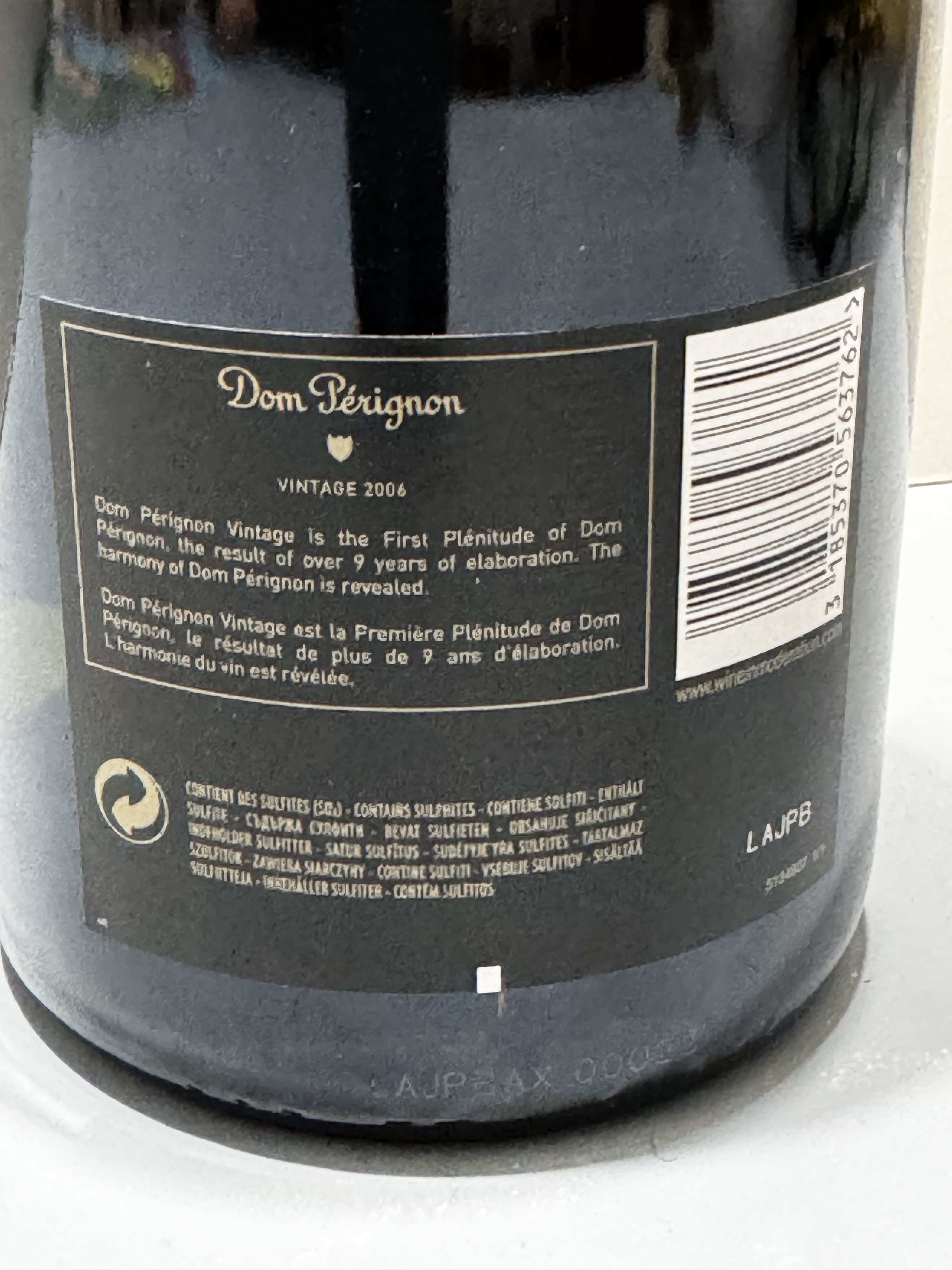Dom Perignon vintage